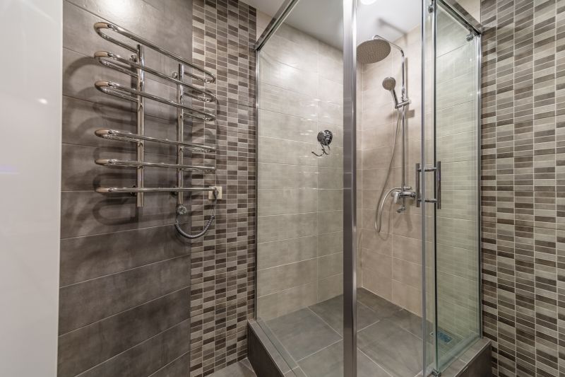 Stylish Shower with Glass Doors